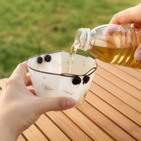 Picnic Set, Foldable Cup, Portable Foldable Cup, For Camping, Foldable Bowl, Plastic, Multi-Functional Tableware Set