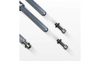 Damper Assembly Aluminum Alloy Damping Fork Rod with Threaded End Hardware for Mechanics