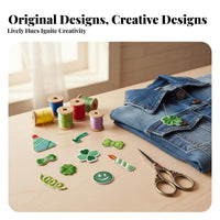 Embroidered Embroidery Easy to Apply Decorative Clothing Embroidery Assorted Designs Sew on Applique for Kids, Teens, Personalizing Apparel