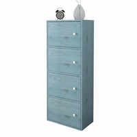 Dust-Proof Multi-Tier Compartment Multi-Compartment Tower Simple Assembly Multi-Compartment Storage Rack Large Capacity Bookshelf with Doors Versatile Design for Book Lovers, Apartment Dwellers, Office Workers, Study Room, Bedroom
