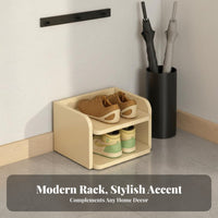 Space-Saving Narrow Shoe Stand Compact Footprint Vertical Shoe Stand Easy to Assemble Footwear Stand Multi-Functional for Apartment Dwellers, Homeowners, Families, Entryway, Corner, Small Areas, Hallway