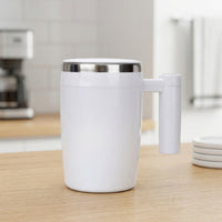 Self-Stirring Coffee Mug Portable Self-Stirring Mug Sturdy Electric Mixing Cup Lightweight for Kitchen