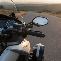 Shifter Lever Featuring Plus Symbol Aluminum Alloy Paddle Shifter Machined Thumb-Control Controller for Riders