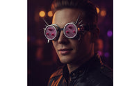 Steampunk Goggles Punk Gothic Goggles Industrial Eyewear for Cosplayers, Cosplay, Costume Parties