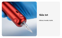 Rechargeable Wireless skin art Pen Kit Portable Cordless skin art Pen Kit Powerful engine skin art Equipment Multiple Operating Modes for Beginners, Home Practice