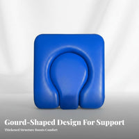 Waterproof Commode Seat Cushion Easy to Clean Gourd Shaped Commode Pad Comfortable Removable Plug Toilet Cushion for Women, Hospital, Bedroom