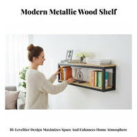 Single-Tier Interior Surfacemounted Storage-areaSaving Multi-Tier Display Single-Tier Rustic and Design sturdyDuty