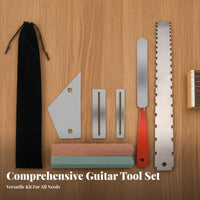 9 Pieces Multifunctional Guitar Maintenance Repair Kit Precision Measurement Guitar Maintenance and Repair Kit Easy to Use for Home Workshop