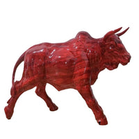 Wall Street Bull Figurine Artistic Design Bull Statue Gift Box Included Home Decor