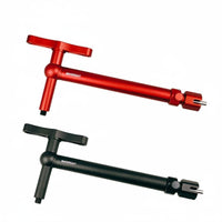 Controlled Correction Derailleur Hanger Alignment Tool Accurate Measurement Derailleur Hanger Alignment Gauge Easy to Use Sports Equipment Sturdy Metal Body for Cyclists, Garage