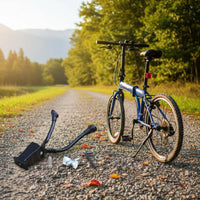 Center Mount Bike Kickstand Easy to Install Double-Leg Kickstand Non-Slip Vehicle Part for Repair
