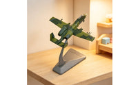 A 10A Model with Display Stand Decorative A ircraft Decor Cast Metal A viation Model for Office