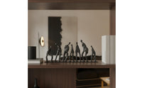 Human Figure Sculpture Stretched Abstract Sculpture Minimalist for TV Cabinet