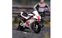 Miniature Motorcycle 1/64 Scale Mini Motorcycle Model Detailed Sportbike Figurine for Collectors, Hobbyists, Diorama, Display Case, Desk Decoration