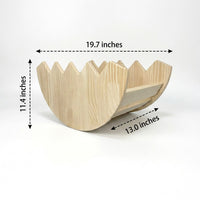Mounted Cat Shelves and Perches with Bridge, Thickened Solid Wood Climbing Shelf, Space Saving Furniture for Indoor Cats, Efficient Lumber Material