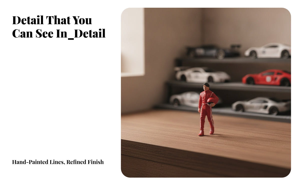 Realistic Driver Figurine | Detailed Hand-Painted Finish Driver Figure