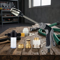 Anti-Slip Car Wash Water with Foam Pot Long-Reach Nozzle for Home Garages