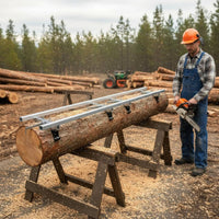 Straight Cuts First Cut Stable Cutting Chainsaw Mill Guide Easy to Install Chainsaw Guide Track for Woodworkers, Carpenters