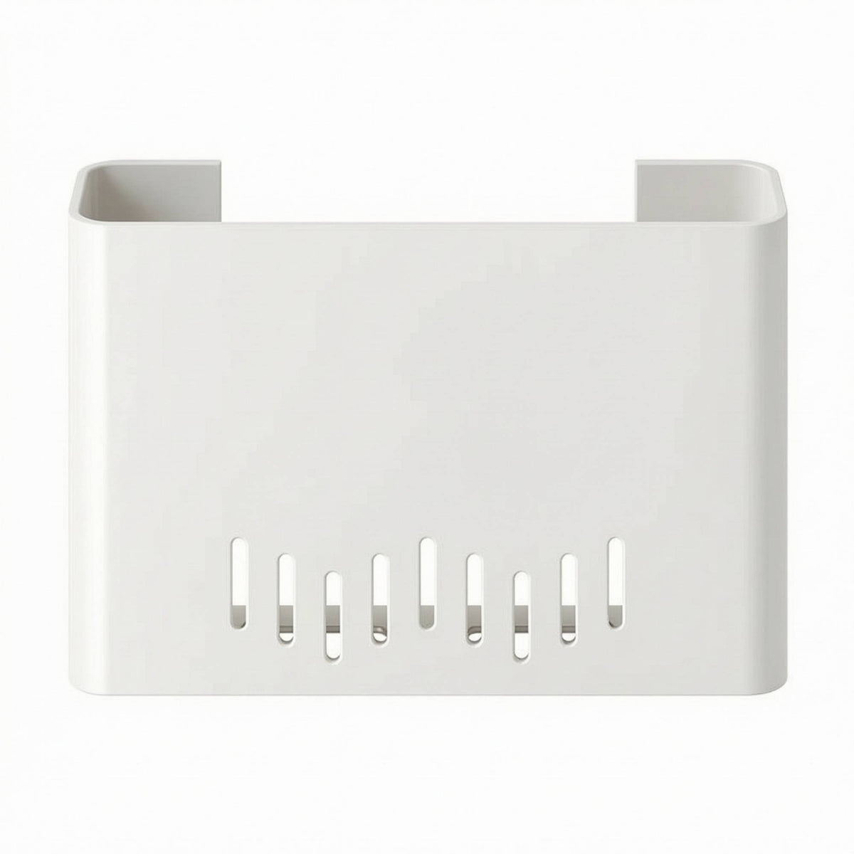 Ventilated Router Storage Box Space-Saving Router Shelf with Antenna Slots Functional Network Device Holder Cable Management for Living Room