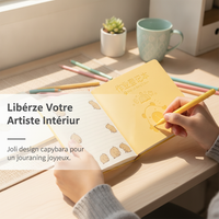 Mini Portable Capybara Notebook Set for Students, Cute Pocket-Sized Memo Pads for Class Notes
