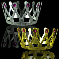 Halloween Kids' King and Princess Crown Props for Stage Performances and Awards