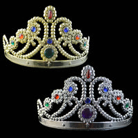 Halloween Kids' King and Princess Crown Props for Stage Performances and Awards