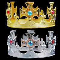 Halloween Kids' King and Princess Crown Props for Stage Performances and Awards
