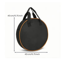 Oxford Cloth Bag with Handles Portable Round Storage Bag Foldable for Tradespeople