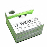 Creative Gift Panda Tear-Detachable Memo Pad Decorative Ornament Panda Tear-Detachable Notepad Includes Acrylic Display Case for Students