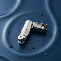 Stainless Steel Marine Hinge Polished Articulated Connector Heavy Duty Deck Hinge Long-Lasting for Yachts