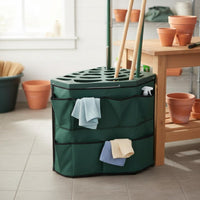 Mobile Yard Tool Rack Space Saving Garden Tool Rack Easy to Assemble for Garage