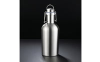 Reusable Metal Bottle with Swing-Top Homebrew Swing-Top Bottle Barware Beverage Container Compact for Home Bar, Picnics