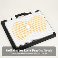 Golf Bunker Training Mat Target Area Bunker Practice Mat Ball-Holding Slots