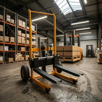 Manual Hydraulic Lifting Hand Truck Textured Grips Foldable Hydraulic Hand Truck Load Mover 4 Wheels