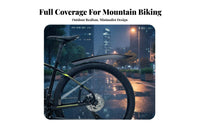 2 Pieces Mountain Bike Mudguards Rainproof Mountain Bike Mudguard Set Cycle Mudguard Set Long-Lasting Cycle Spray Guard