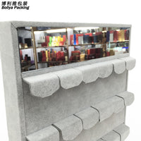 Velvet Jewelry Display Stand for Necklaces, Rings, Earrings, and Studs - Rotating Jewelry Organizer