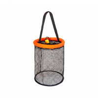 Orange Flotation Collar Floating Catch Basket High Buoyancy Foldable Catch Basket Drawstring Top Fishing Gear Carry Strap