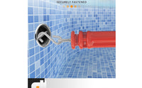 Swimming Pool Lane Line Tightener Tightening Pool Lane Line Tensioner Red Metal Hook Tensioner