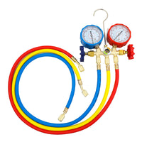 Dual Gauge Manifold Set for Refrigerant Charging