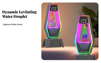 Ambient Night Light Anti-Levitation Water Drop Humidifier Futuristic Design Anti-Levitation Humidifier Quiet Operation