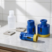 6 Pieces Diamond Hollow Dry Tool for Plumbers, Lavatory Renovation