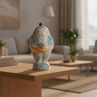 monster Figurine Hand Painted Ceramic Figurine Decorative Figurines for Living Room