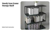 Nordic Design Freestanding accessible bookshelf Multi-Tier Room Divider Multifunctional Shelving unit adaptable Display for Apartment Dwellers, Office Workers, Interior Designers, Bedroom