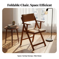 Foldable Design Padded Folding Chair Space-Saving Padded foldable Chair Slim contour Household Furniture for Apartment Dwellers, Event Planners, Dining Room, Small Spaces, Kitchen, Parties
