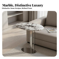 Italian design Oval Pedestal Table Minimalist Design Home Furnishing Designer Look Household Furniture adaptable Use for Interior Designers, Decorators, Apartment Dwellers, Living Room, Sofa Side, perusing corner, Reception Area