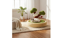 Multifunctional Cat Nest Soft and Comfortable Tree Shaped Cat Bed Interactive Play Toys for Kittens