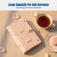 Cute Money Binder Notebook, Large Capacity, Removable Pages, Kids Finance Organizer, Portable Cash Book