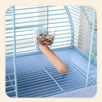 Portable Bird Cage and Travel Carrier with Handle, Parrot Parakeet Standing Perch and Tray, Other Material Portable Cage for Small Pet Outings
