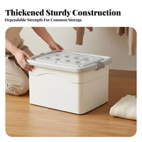 Plastic Storage Box Multipurpose Plastic Storage Bin Sturdy Construction
