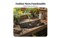Design Multi-Pocket Work Apron Long-Lasting Construction Multi-Pocket Utility Apron Quick-Release Buckle Gardening Tool Pouch Lightweight for Gardeners, Hairstylists, Crafters, Salon, Cafe, Workshop